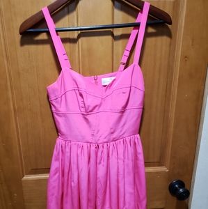 Amanda Uprichard Dress Pink Spaghetti Straps Small